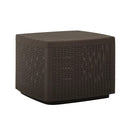 Garden Table Mocha 53 X 53 X 40 Cm Plastic