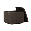 Garden Table Mocha 53 X 53 X 40 Cm Plastic