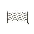 Garden Trellis Fence Grey 150 X 80 Cm Solid Firwood