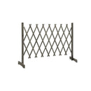 Garden Trellis Fence Grey 150 X 80 Cm Solid Firwood