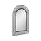 Garden Wall Mirror Arched Black