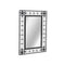 Garden Wall Mirror Rectangular Black