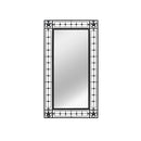 Garden Wall Mirror Rectangular Black