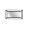 Garden Wall Mirror Rectangular Black