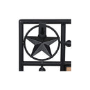 Garden Wall Mirror Rectangular Black