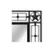 Garden Wall Mirror Rectangular Black