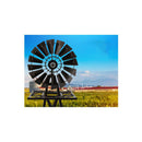 Garden Windmill 160Cm Metal Ornaments Outdoor Decor