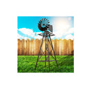 Garden Windmill 160Cm Metal Ornaments Outdoor Decor
