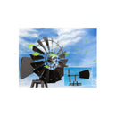 Garden Windmill 160Cm Metal Ornaments Outdoor Decor