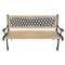 Garden Bench with Diamond-Patterned Backrest Nostalgic