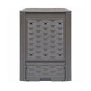 Garden Composter Brown 60 X 60 X 83 Cm 300 L