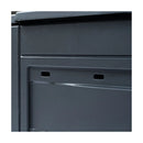 Garden Composter Grey 60 X 60 X 73 Cm 260 L