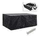 Garden Furniture Cover 8 Person Poly Rattan Set 10 Eyelet 229 X 113 Cm