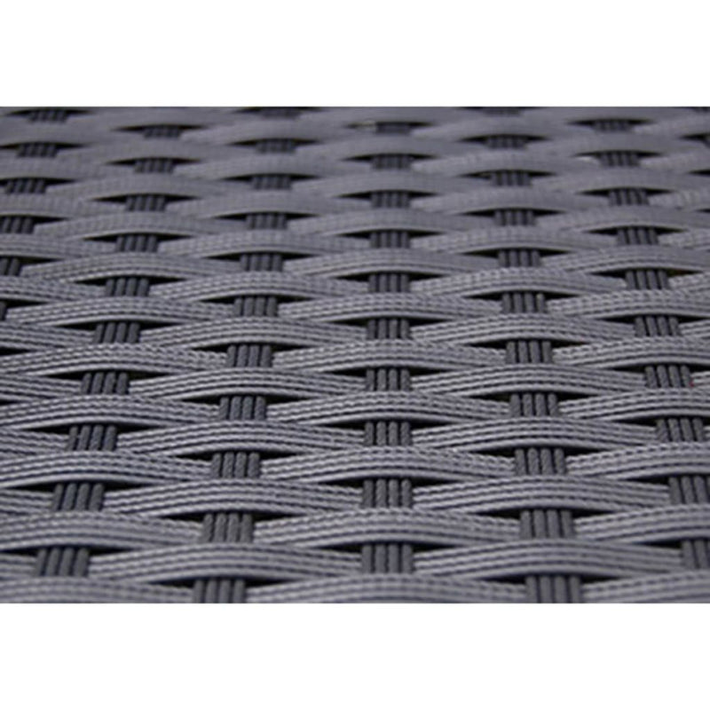 Garden Furniture Poly Rattan Set (9 Pcs) - Black