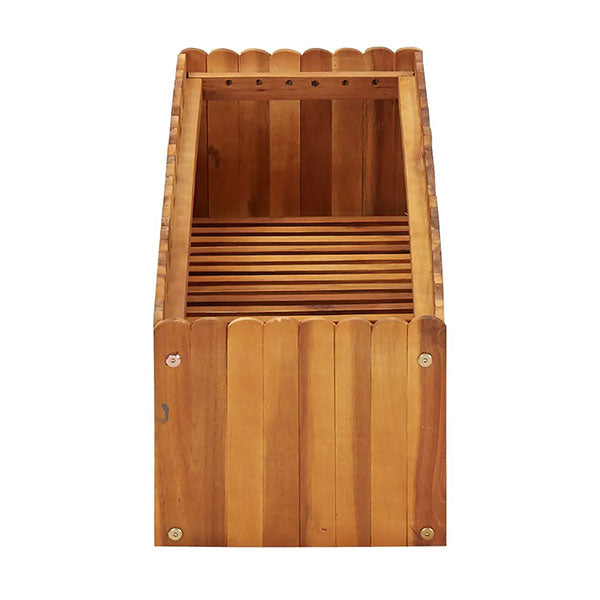 Garden Planter 100 X 30 X 25 Cm Solid Acacia Wood