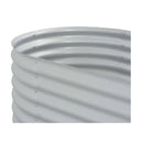 Garden Planter 320 X 80 X 44 Cm Galvanised Steel Silver
