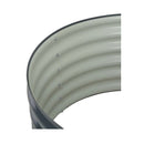 Garden Planter 80 X 80 X 44 Cm Galvanised Steel Grey