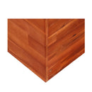 Garden Planter Acacia Wood 200 X 50 X 50 Cm