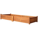 Garden Planter Acacia Wood 200 x 30 x 25 Cm