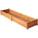 Garden Planter Acacia Wood 200 x 30 x 25 Cm