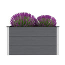 Garden Planter Wpc 100 X 50 X 54 Cm Grey