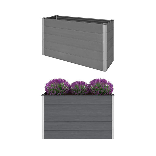 Garden Planter Wpc Grey