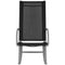 Garden Rocking Chairs (2 Pcs) - Black