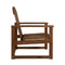 Garden Sofa Chairs 2 Pcs Solid Acacia Wood