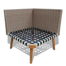 Garden Sofa Set 13 Pieces Poly Rattan Grey