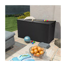 Garden Storage Box Anthracite 120 X 56 X 63 Cm