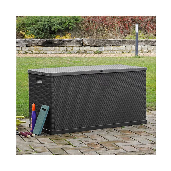 Garden Storage Box Anthracite 120 X 56 X 63 Cm