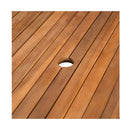 Garden Table 150 X 90 X 74 Cm Solid Acacia Wood