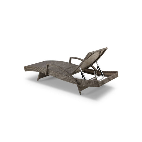 2Pcs Sun Lounge Outdoor Furniture Wicker Rattan Day Bed Garden Patio