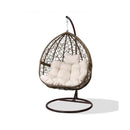 Gardeon Outdoor Hanging Swing Chair - Brown