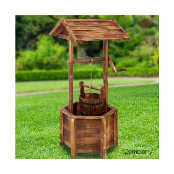 Gardeon Wooden Wishing Well