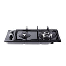 Gas Cooktop 30Cm Stove Cooker 2 Burner Konbs Ng Lpg Black