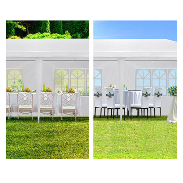 Gazebo 3X9 Outdoor Marquee Wedding Party Camping Tent 8 Wall Panels