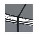 Gazebo With Curtains 520X349X255 Cm Anthracite