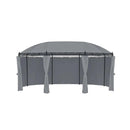 Gazebo With Curtains 520X349X255 Cm Anthracite
