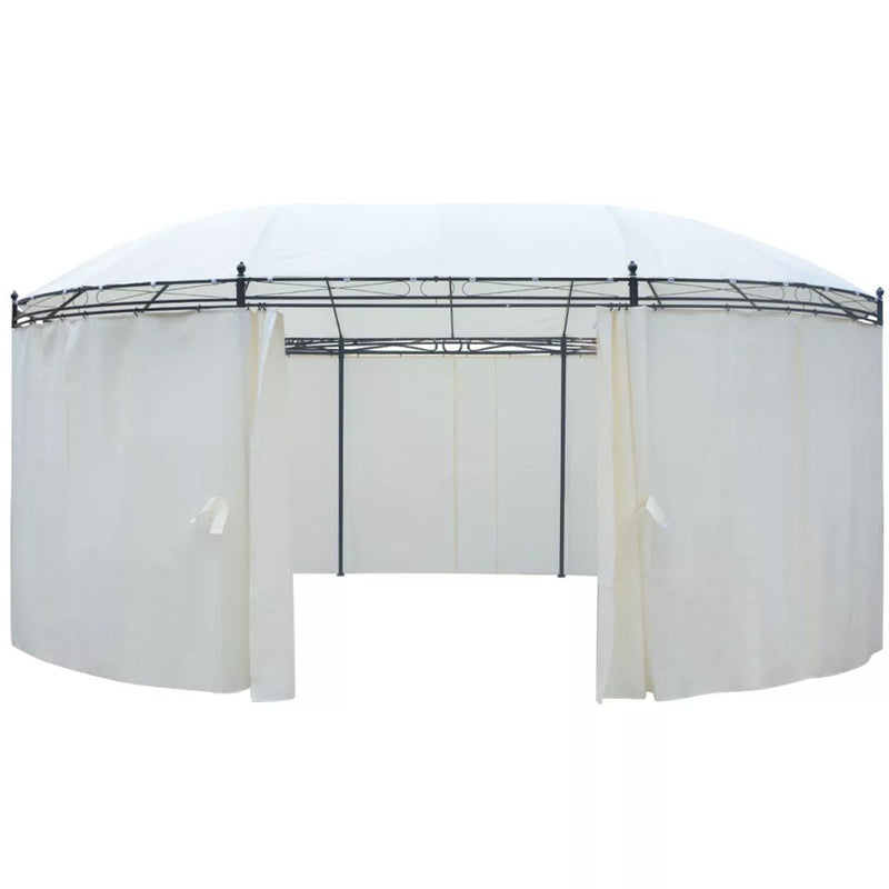 Gazebo 530 x 350 x 265 Cm - Cream White