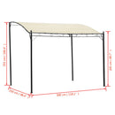 Gazebo Fabric - Cream White