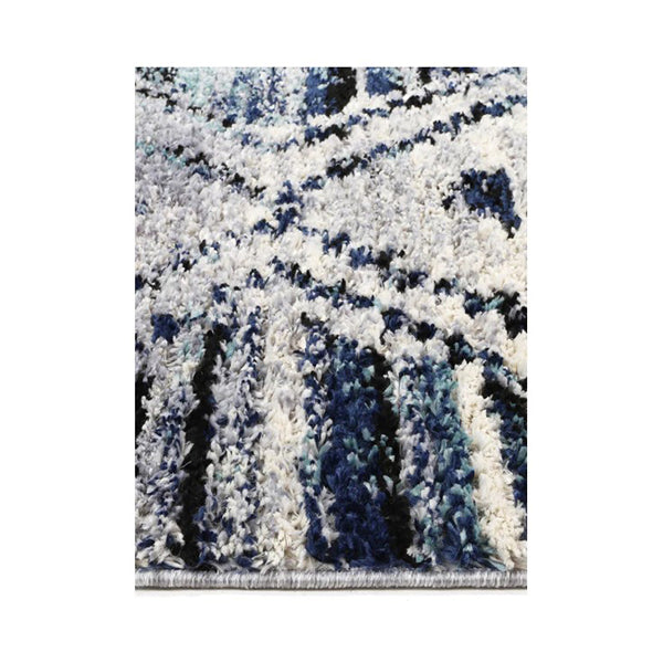 Gemstone Blue Geometric Rug