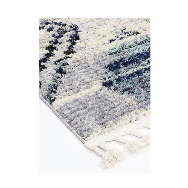 Gemstone Blue Geometric Rug