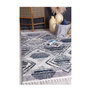 Gemstone Blue Geometric Rug