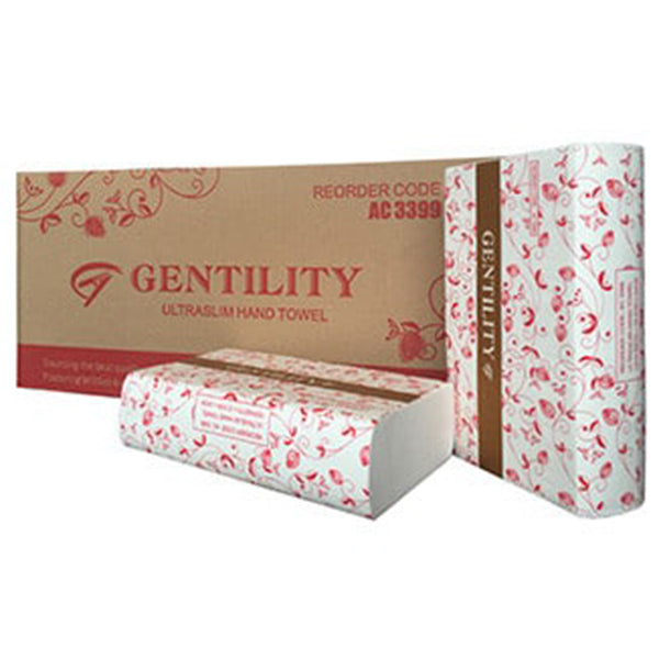 Gentility Ultraslim Paper Hand Towels (16 x 150 sheets)