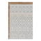 Geometric Light Grey Wool Rug
