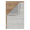 Geometric Light Grey Wool Rug