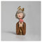 Girl With A Rose Figurine Brown