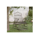 Glider Bench 61 Cm Black Steel