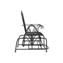 Glider Bench 61 Cm Black Steel